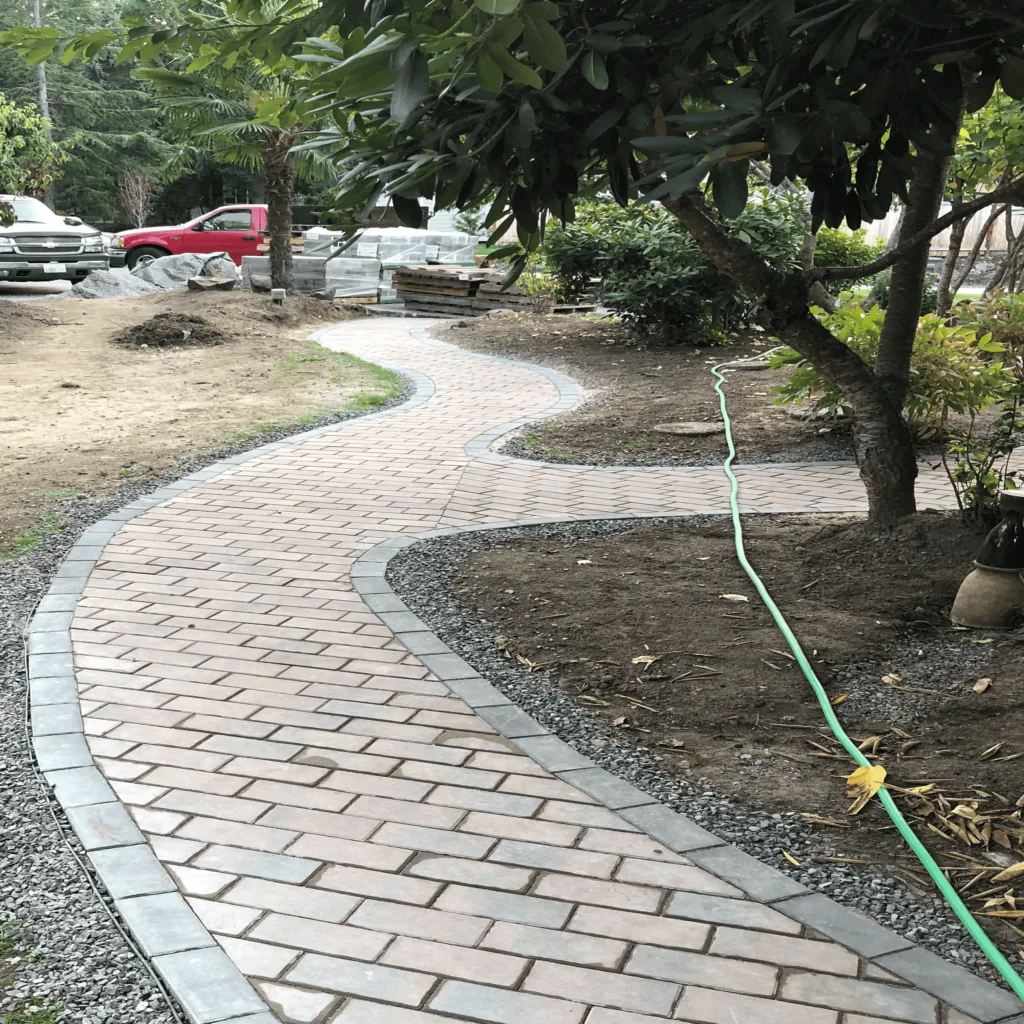 Walkway Paver Installation